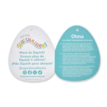 Squishmallows 12-Inch Olma Strawberry Cat Plush Toy