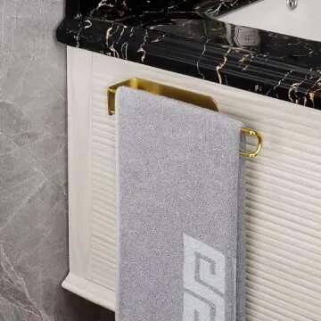 NearMoon Self-Adhesive Hand Towel Holder in Brushed Gold