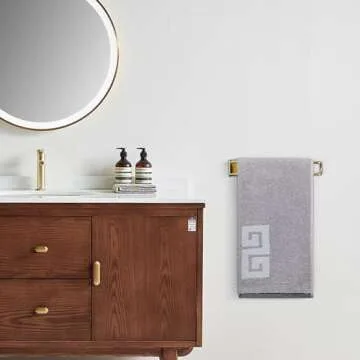 NearMoon Self-Adhesive Hand Towel Holder in Brushed Gold