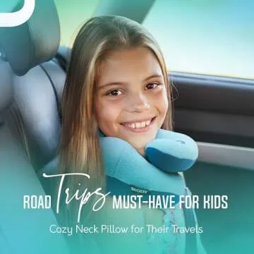 BCOZZY Kids Neck Pillow for Car & Airplane Travel