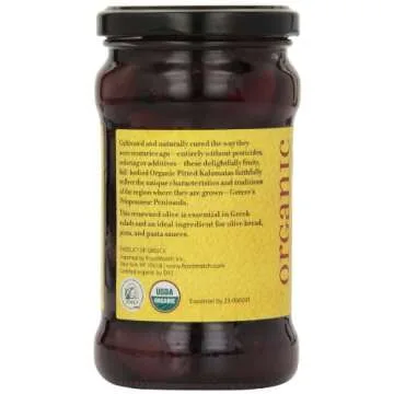 Divina Organic Kalamata Olives - Gourmet Taste from Greece
