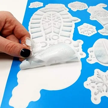 Colonel Pickles Santa Footprints - 180 Ct Holiday Stickers Kit