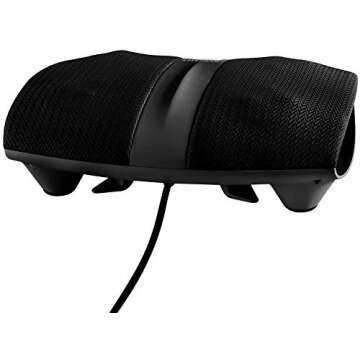 HoMedics Shiatsu Select Foot Massager with Heat – Shiatsu Foot Massager with Heat, Therapeutic Kneading & Rolling, 4 Rotational Heads with 12 Massage Nodes, Toe-Touch Control