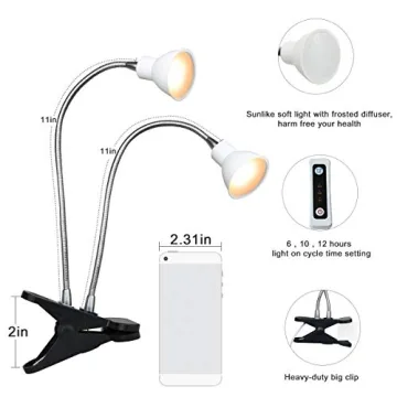 ACKE Clip on Grow Lights for Indoor Plant Growth