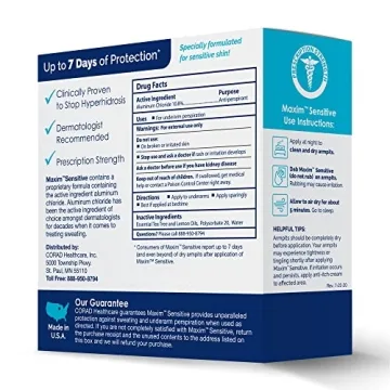 Maxim Antiperspirant Wipes for Women and Men | 7-Day Sweat Control