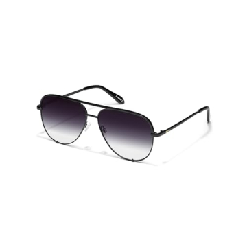 Quay HIGH KEY Aviator Sunglasses - Stylish & Protective UV Shades