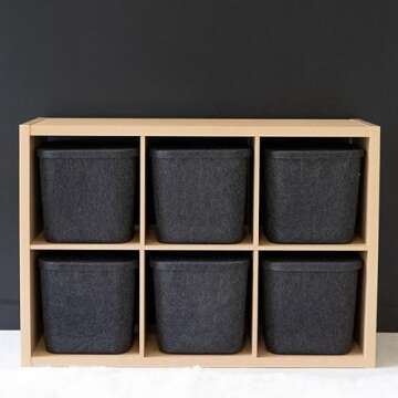 SortJoy Felt Storage Bins: Stylish and Sustainable Organization