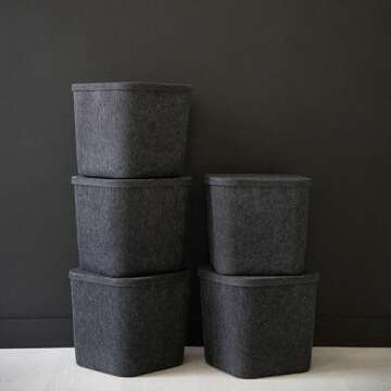 SortJoy Felt Storage Bins: Stylish and Sustainable Organization