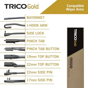 TRICO Gold Premium Automotive Wiper Blades for All Weather