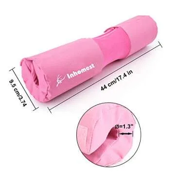 Inhomest Barbell Pad Squat Pad for Squats Hip Thrusts Lunges Glute - Neck & Shoulder Protective Pad ...