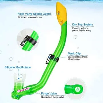 Gintenco Kids Snorkel Set: Safe and Fun Diving Gear for Kids