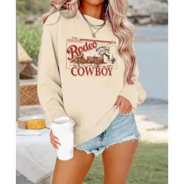 Western Sweatshirt Cowgirl Outfit for Women Concerts
