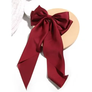 SUSULU Women's Satin Silk Bow Hair Accessories Set
