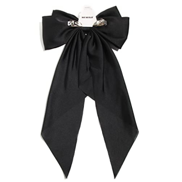 SUSULU Women's Satin Silk Bow Hair Accessories Set