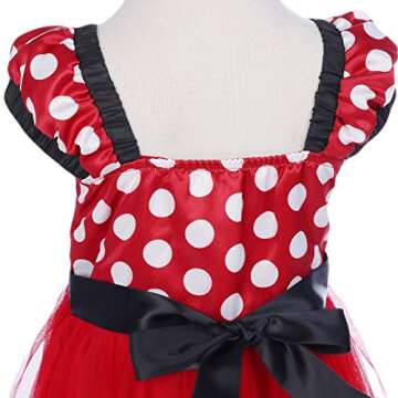 IBTOM CASTLE Toddler Princess Dress with 3D Ears for Girls