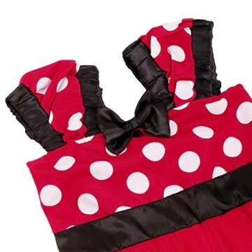 IBTOM CASTLE Toddler Princess Dress with 3D Ears for Girls