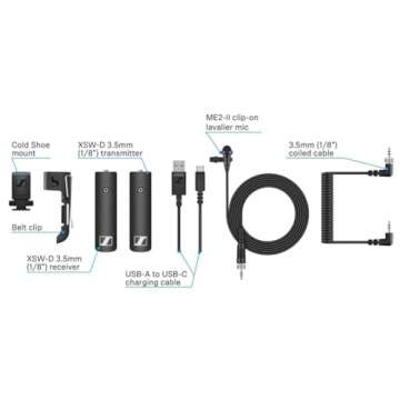 Sennheiser XSW-D Portable ENG Set - Effortless Audio Experience