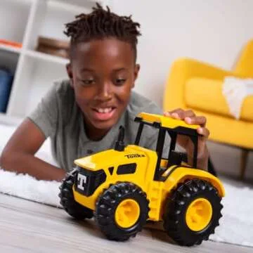 Tonka Classic Steel Yellow Tractor for Inspiring Playtime