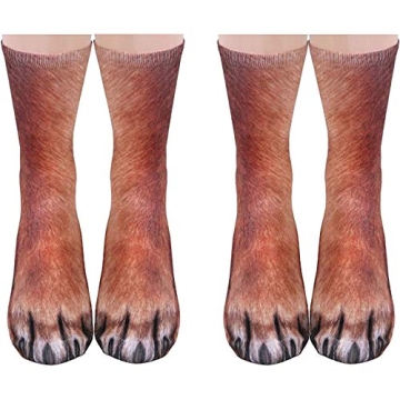 Hilarious NDLBS White Elephant Gifts - Animal Paw Socks for Everyone