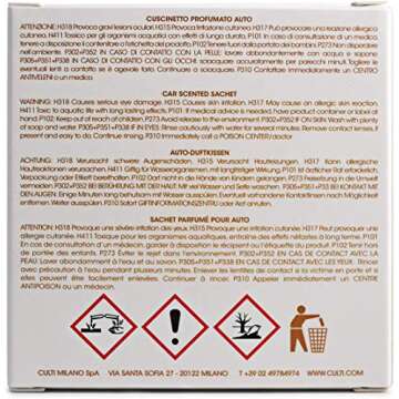 Culti Milano Luxury Car Air Freshener with Vent Clip