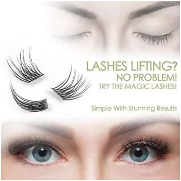 DIY Eyelash Extension, Glue Bonded Band Individual Lash 24 Clusters Natural Lashes Set, Home Eyelash Extension, C curl Lashes Pack 12mm,14mm (KIT-Natural)