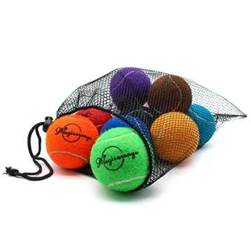 Magicorange 12 Pack Training Tennis Balls with Mesh Bag