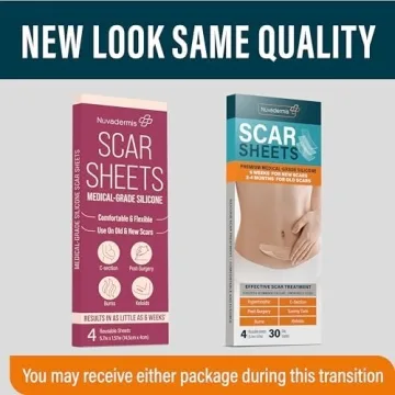 NUVADERMIS Silicone Scar Sheets - Effective Scar Treatment