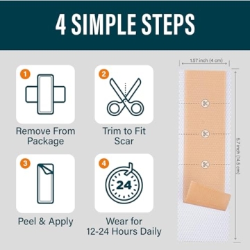 NUVADERMIS Silicone Scar Sheets - Effective Scar Treatment