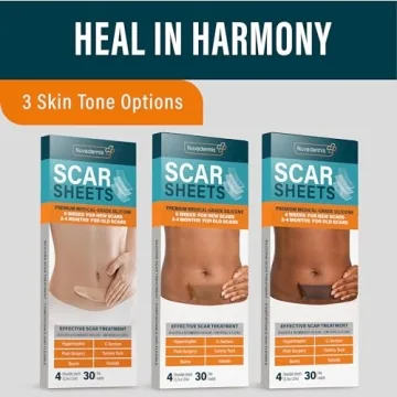 NUVADERMIS Silicone Scar Sheets - Effective Scar Treatment