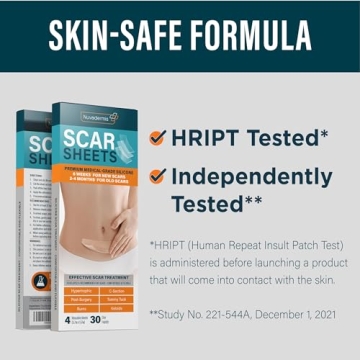 NUVADERMIS Silicone Scar Sheets - Effective Scar Treatment