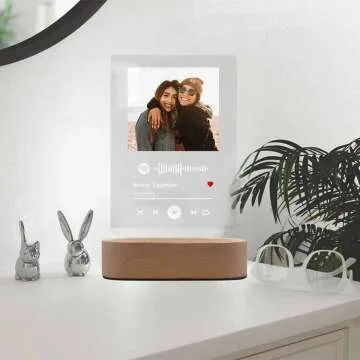 Personalized Acrylic Song with Photo Gift for Music Lovers