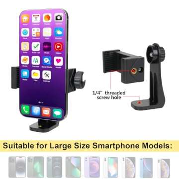 Ergonomic Anti-Falling Cell Phone Vlogging Hand Grip Stabilizer Smartphone Holder Rig Mount Video Ki...