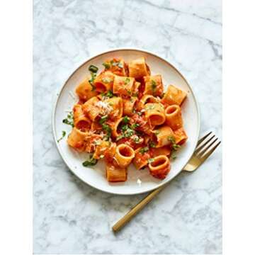 Gino Angelini Pasta Sauce - AMATRICIANA, Italian Tomato & Savory Bacon, 24 Ounces, Pack of 2