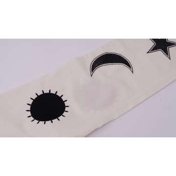 Kedera Women's Causal Star Embroidered Denim Pants Vintage Boyfriend Barrel Jeans Wide Leg Baggy Pants Y2k Beige