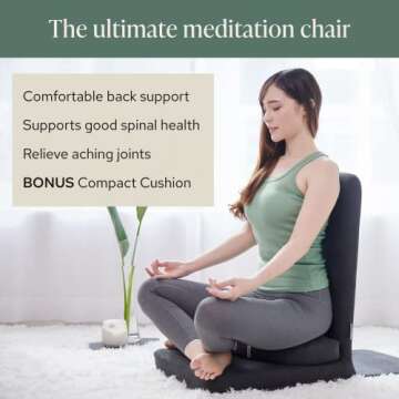 Adjustable Mindful Modern Folding Meditation Chair