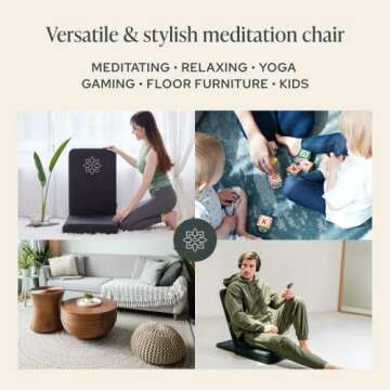 Adjustable Mindful Modern Folding Meditation Chair