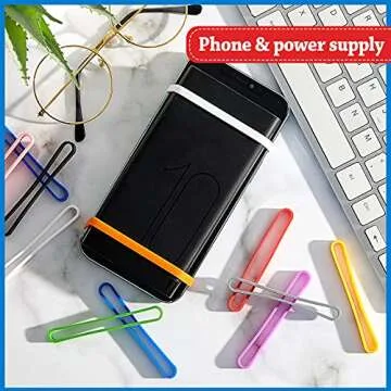 36 Pieces 3 Inches Silicone Rubber Bands Elastic Rubber Wrapping Bands Assorted Color Band for Wallet Card Wrist Cooking Boxes Wraps Office Outdoor Notebook Packing Gift