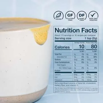 Laird Superfood Non-Dairy Coconut Powder Creamer - Sweet & Creamy + Adaptogens - Superfood Creamer with Functional Mushrooms - Non-GMO, Vegan, 16 oz. Bag, Pack of 1