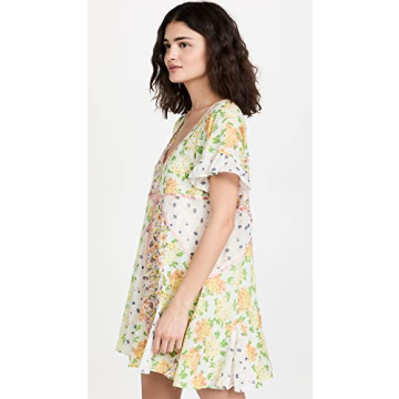 Free People Wildflower Mini Dress in Ivory Combo - Chic Elegance