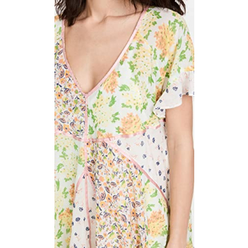 Free People Wildflower Mini Dress in Ivory Combo - Chic Elegance