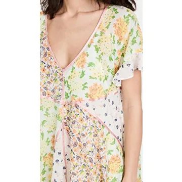 Free People Wildflower Mini Dress in Ivory Combo - Chic Elegance