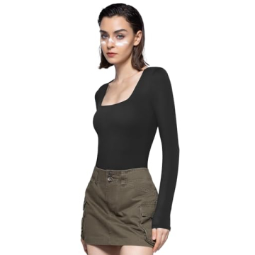 Versatile PUMIEY Long Sleeve Bodysuit for Women