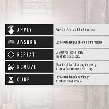 Real Milk Paint Dark Tung Oil for Food Safe Wood Finishing