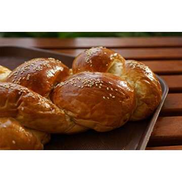 Silicone Braided Challah Mold - Easy Baking Solution!