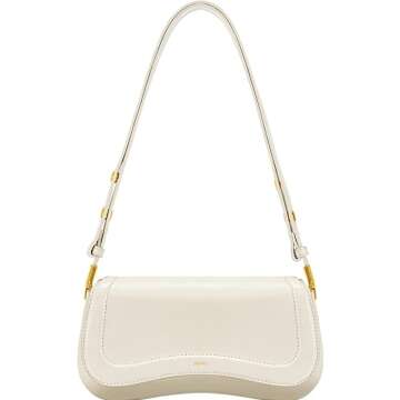 JW PEI Women's White Shoulder Bag - Eco-Friendly Style