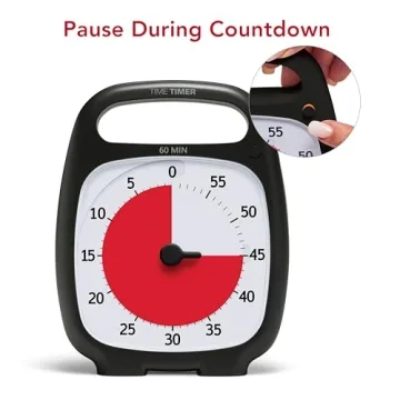 TIME TIMER PLUS 60 Minute Visual Timer for Kids & Adults