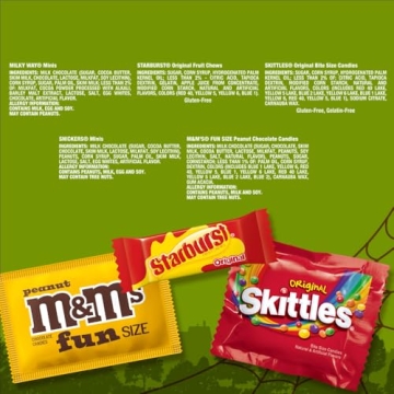 M&M'S, SNICKERS, SKITTLES & STARBURST Halloween Candy