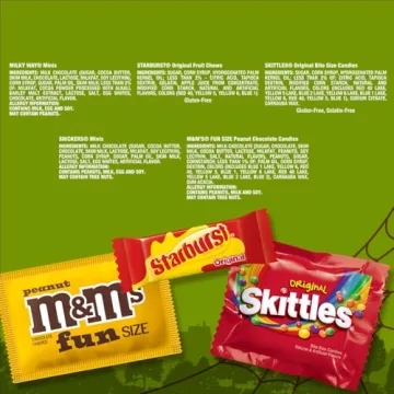 M&M'S, SNICKERS, SKITTLES & STARBURST Halloween Candy