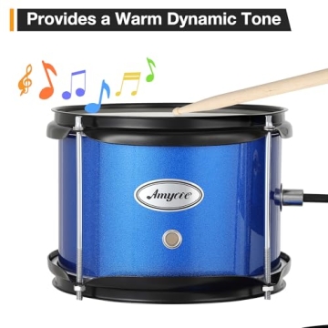 Beginner 3 Piece Kids Drum Set with Cymbals and Pedal