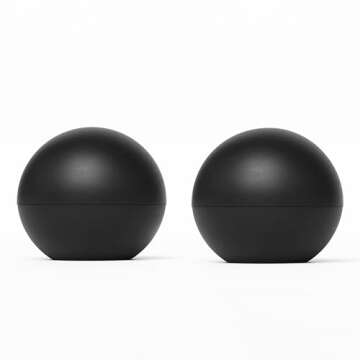 glacio Round Ice Cube Molds – Whiskey Sphere Maker – Makes 2.5 Inch Ice Balls – 2 Pack